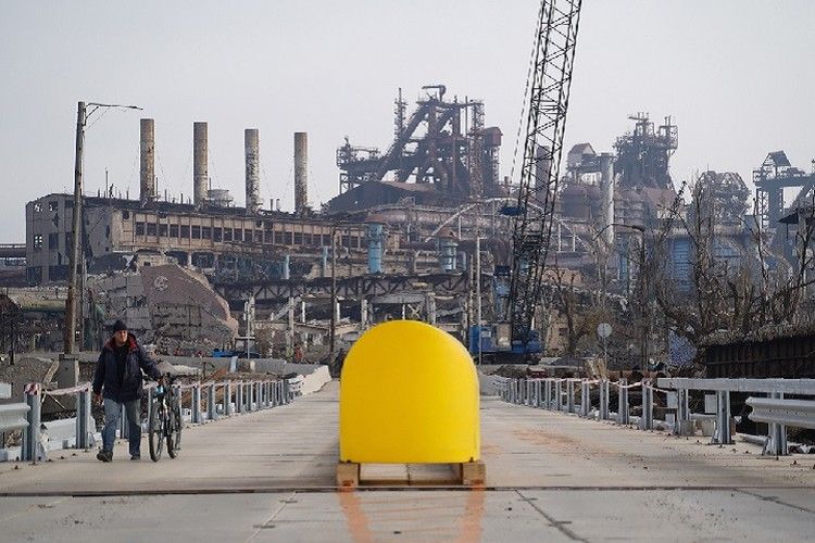 В Мариуполе восстановили работу моста через Кальмиус
